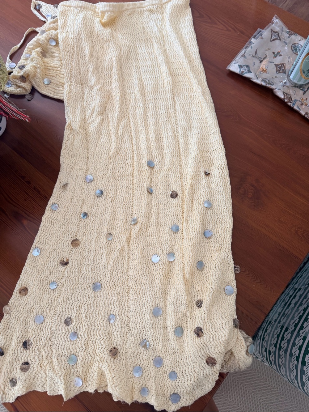 Pepper Mayo yellow sequin set worn ONCE - Picture 6 of 9